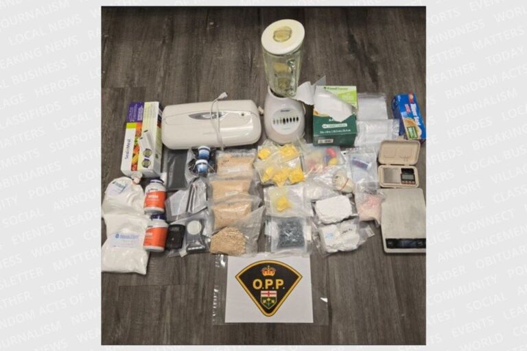 OPP seize over $460,000 in drugs in Elliot Lake – four people charged